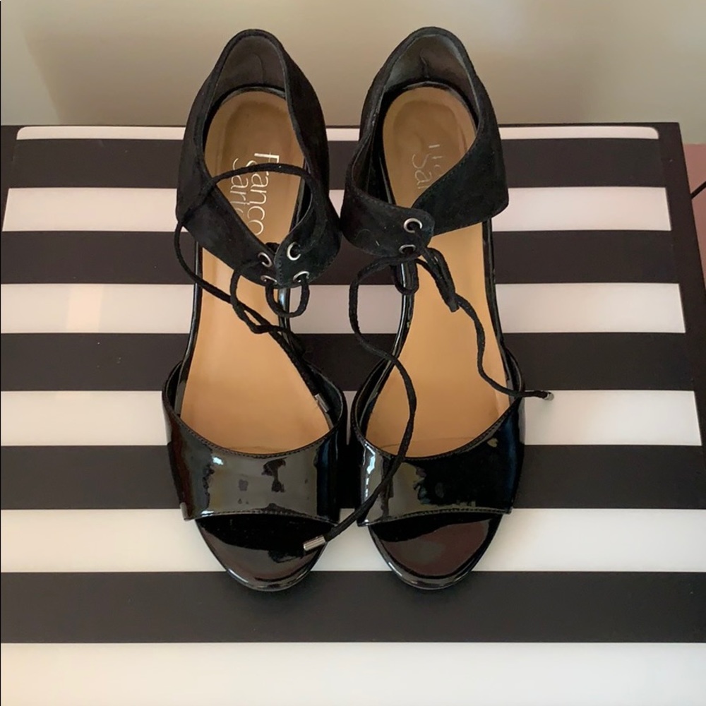 Franco Sarto Black pump heels 8.5